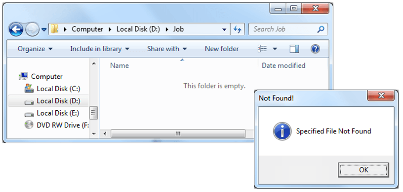 How to select all files in a folder